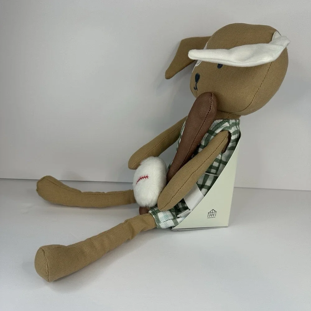 Hearth &‎ Hand Magnolia Plush Dog Baseball Bat Pal NWT